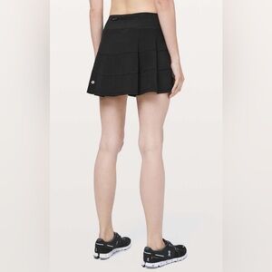Lululemon Pace Rival Skirt 4-way Stretch 15” Black Skort Size 12 Tall